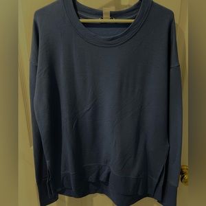 Athleta Coastal Luxe Sweatshirt Maroon Medium